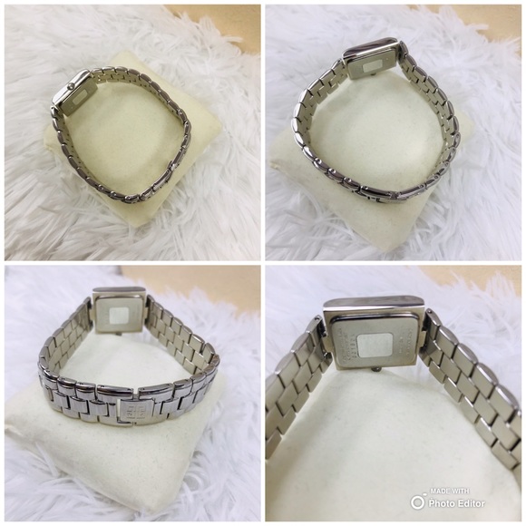 GIVENCHY SS UNISEX WATCH SQUARE FACE VGC - Picture 8 of 8